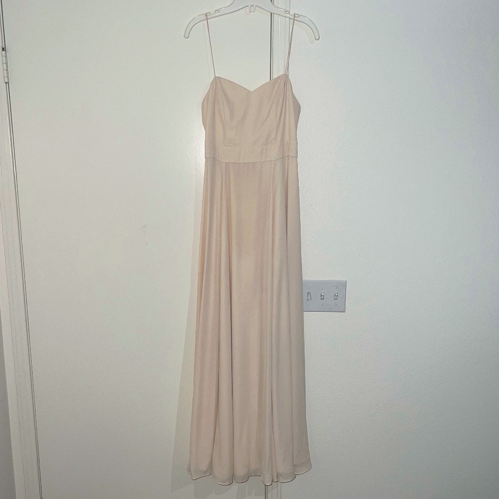 Fame & Partners Nude Bridesmaid Dress